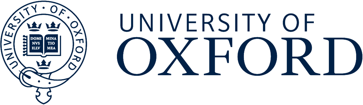 Oxford University logo, a partner of Charisma.ai.
